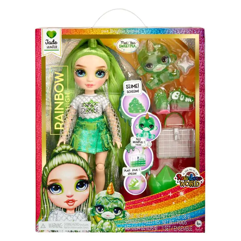 Rainbow High Rainbow World Jade Puppe 25cm termékfotó