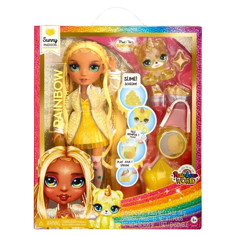 Rainbow High Rainbow World Sunny Puppe 25cm termékfotó