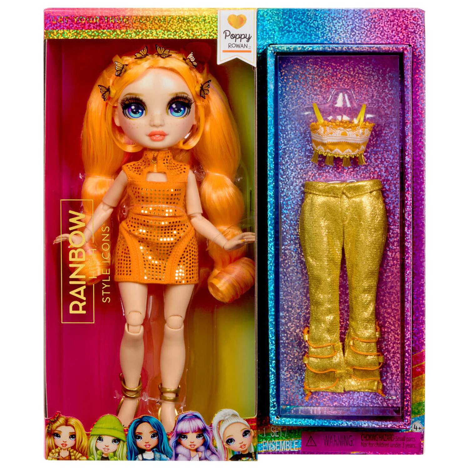 Rainbow High Style Icons Fashion Puppen Poppy doll Produktfoto