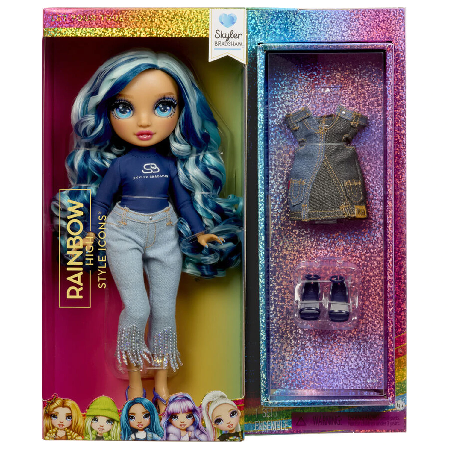 Rainbow High Style Icons Fashion Puppen Skyler doll Produktfoto