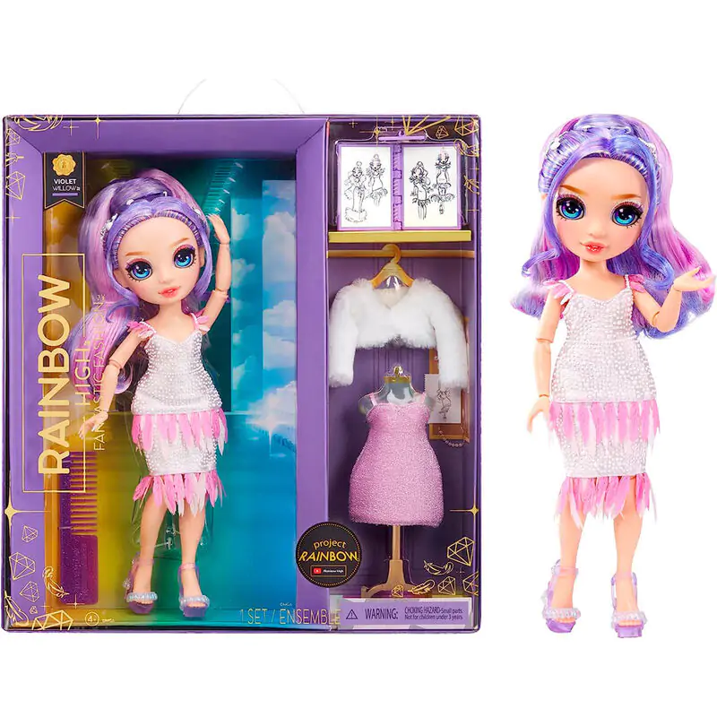Rainbow High Violet Puppe 26cm Produktfoto