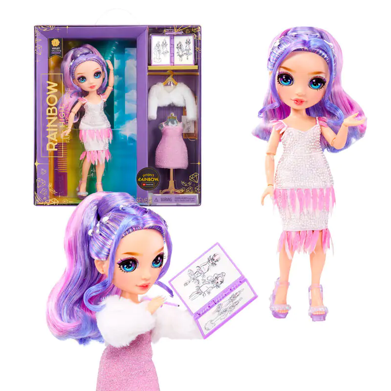 Rainbow High Violet Puppe 26cm Produktfoto