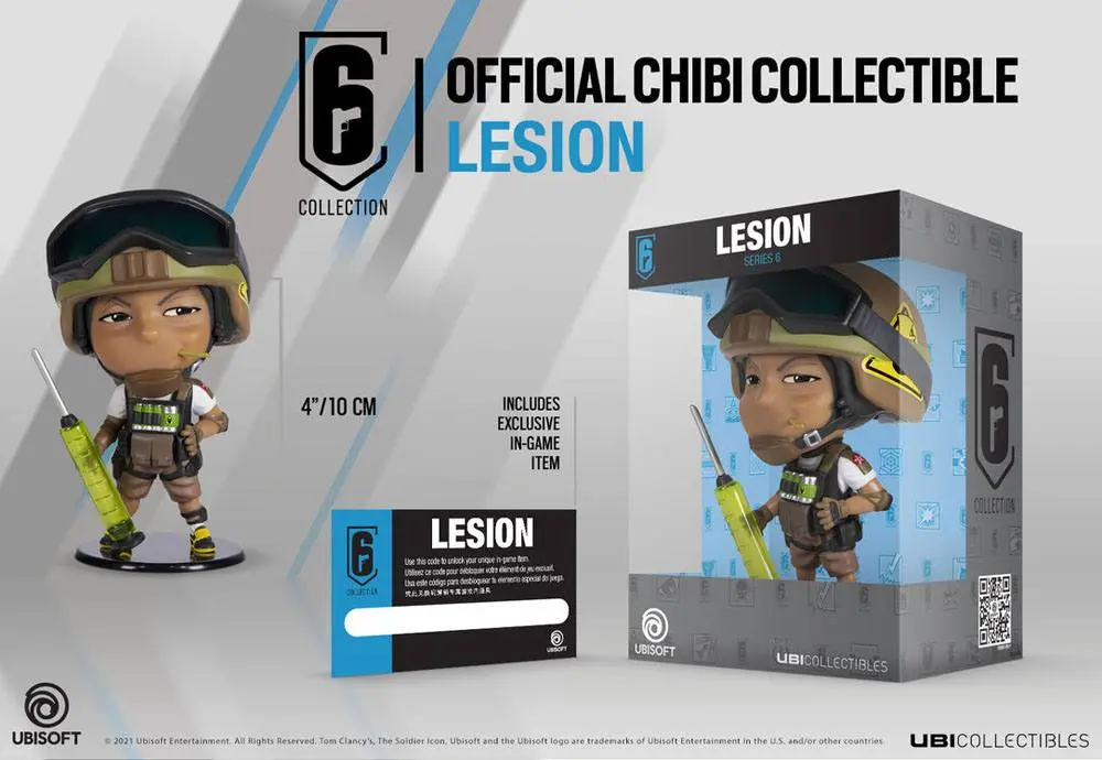 Rainbow Six Siege 6 Collection Chibi Figur Serie 6 Lesion 10 cm Produktfoto
