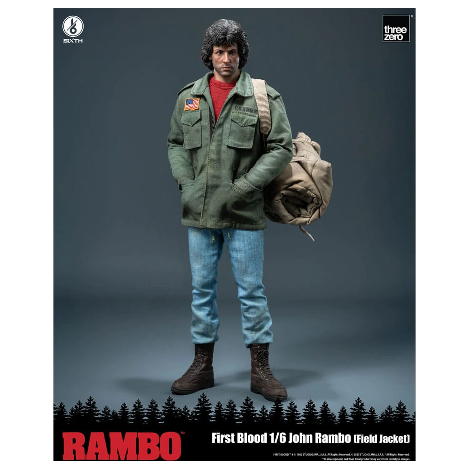 Rambo: First Blood Action Figur 1/6 John Rambo (Field Jacket) 31 Zentimeter Produktfoto