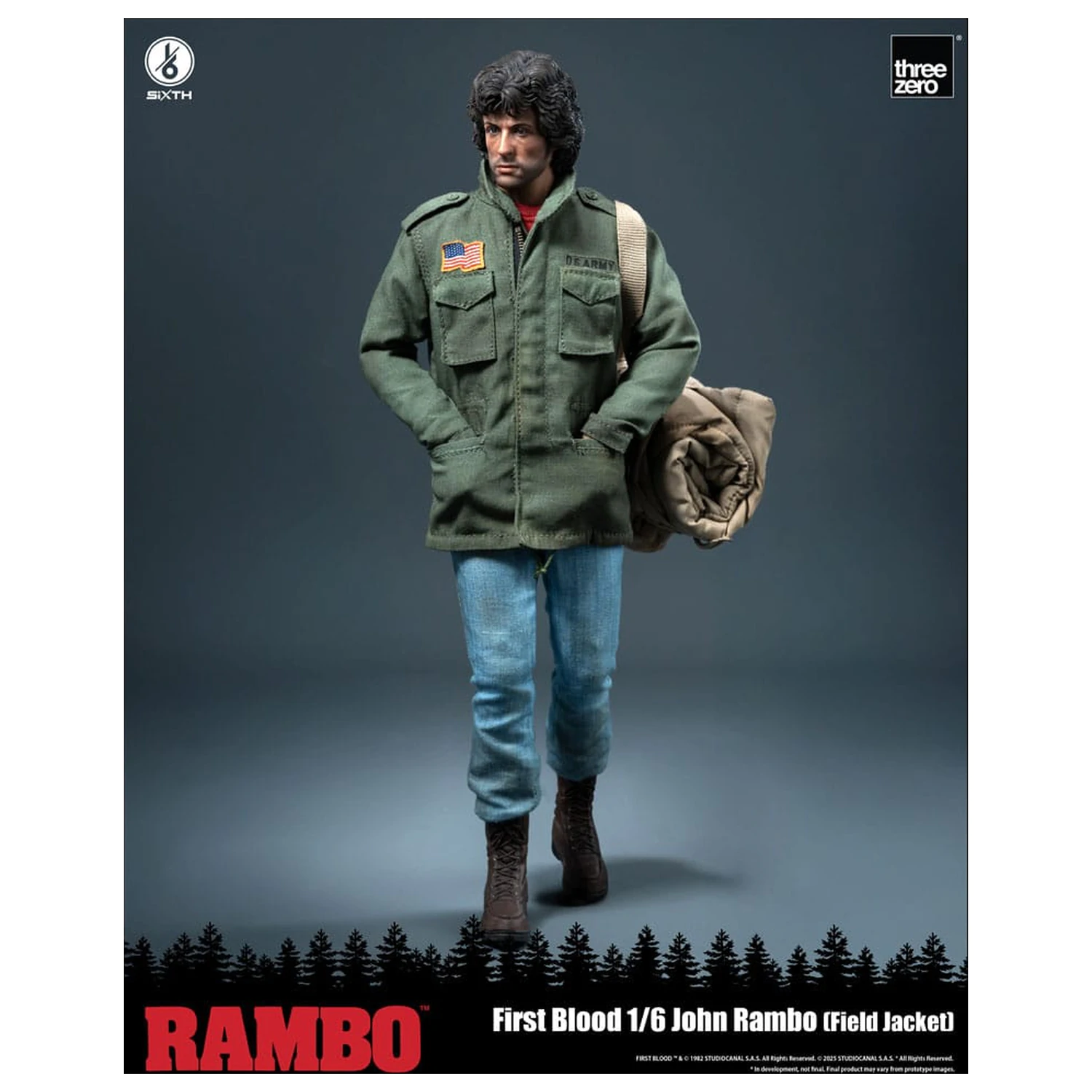 Rambo: First Blood Action Figur 1/6 John Rambo (Field Jacket) 31 Zentimeter Produktfoto