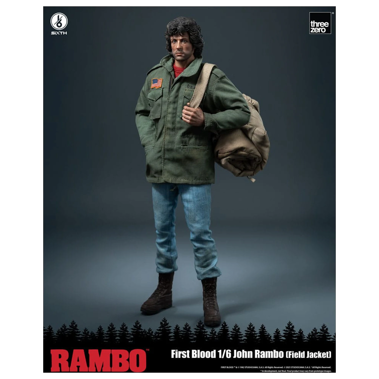 Rambo: First Blood Action Figur 1/6 John Rambo (Field Jacket) 31 Zentimeter Produktfoto