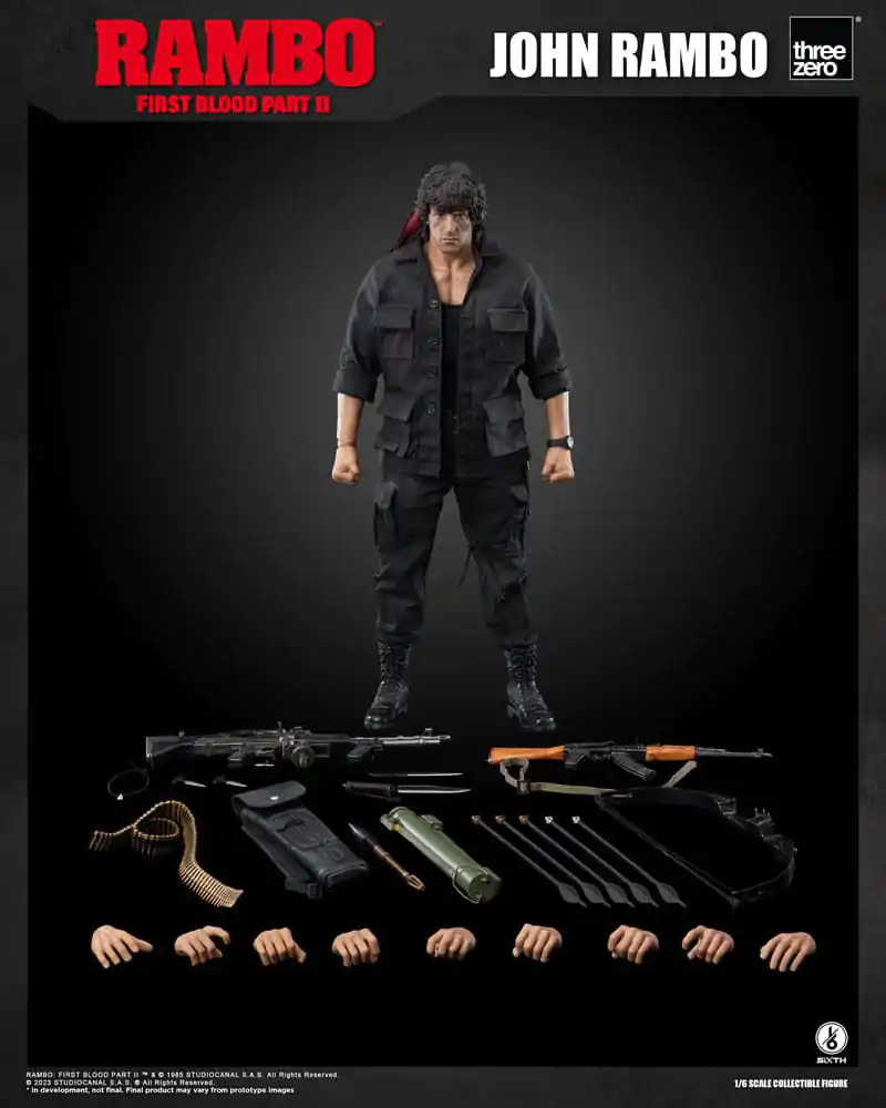 Rambo II Actionfigur 1/6 John Rambo 30 cm Produktfoto