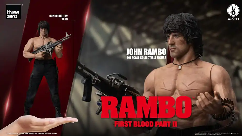 Rambo II Actionfigur 1/6 John Rambo 30 cm Produktfoto