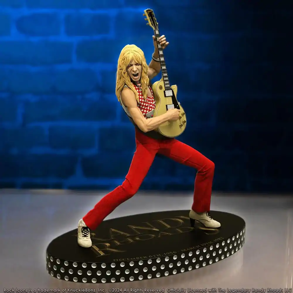 Randy Rhoads IV Rock Iconz Statue The Early Years Red Version 24 cm termékfotó