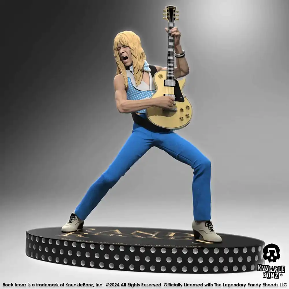 Randy Rhoads IV Rock Iconz Statue The Early Years Blue Version 24 cm termékfotó