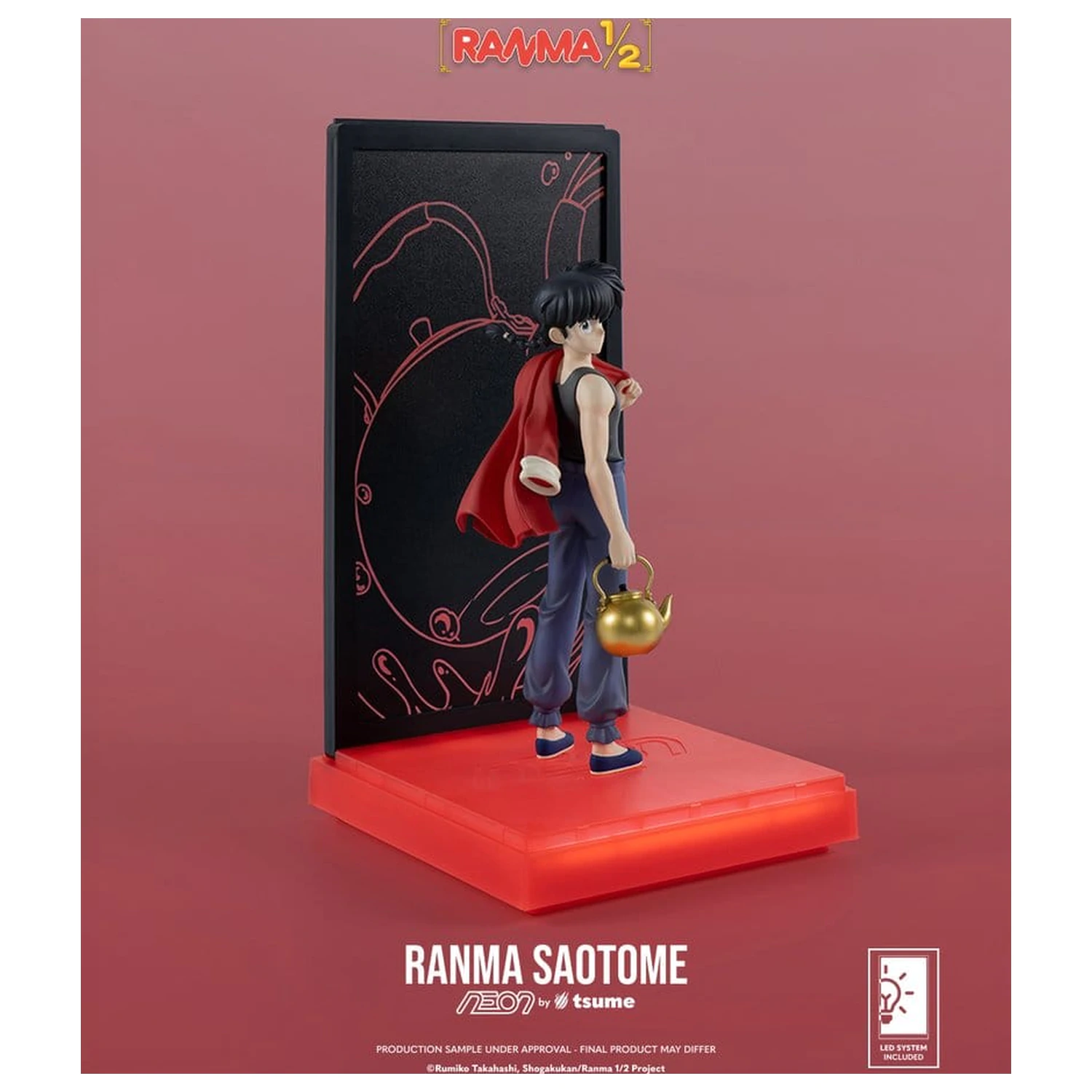 Ranma Neon Figur 1/9 Ranma Saotome Boy 20 cm Produktfoto