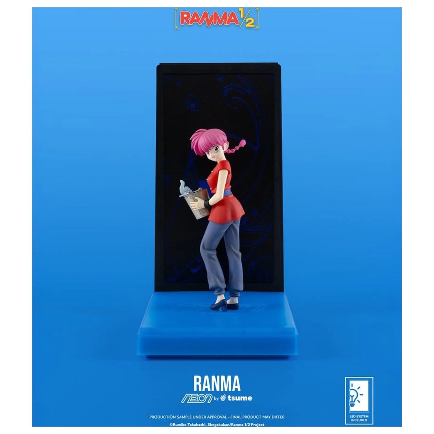 Ranma Neon Figur 1/9 Ranma Saotome Girl 20 cm Produktfoto