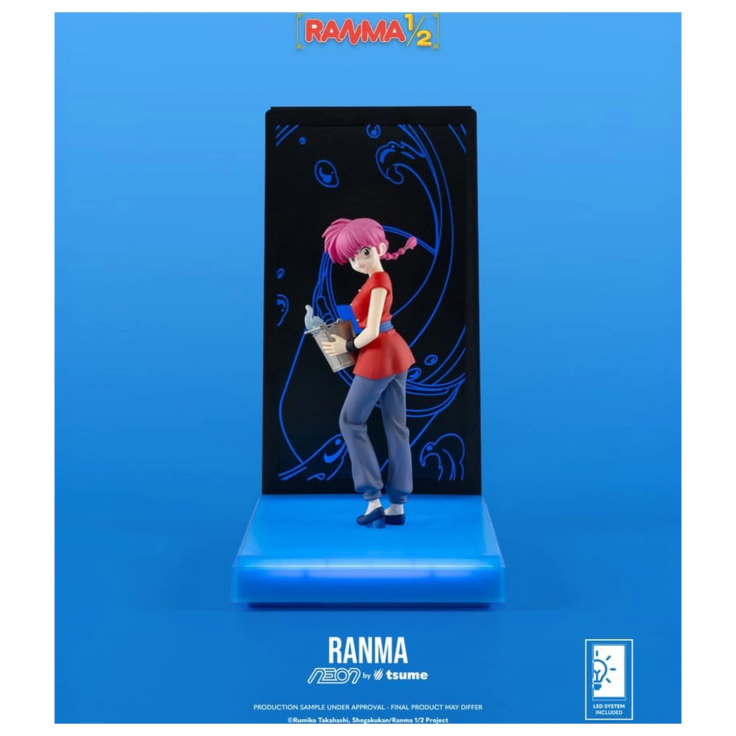 Ranma Neon Figur 1/9 Ranma Saotome Girl 20 cm Produktfoto