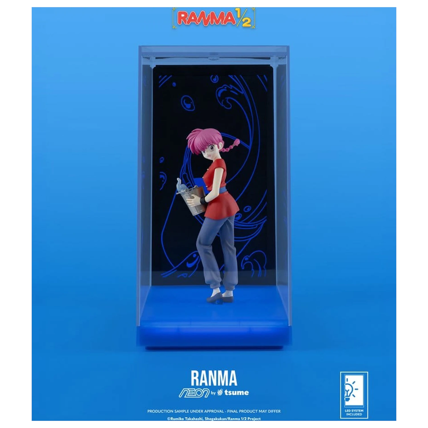 Ranma Neon Figur 1/9 Ranma Saotome Girl 20 cm Produktfoto