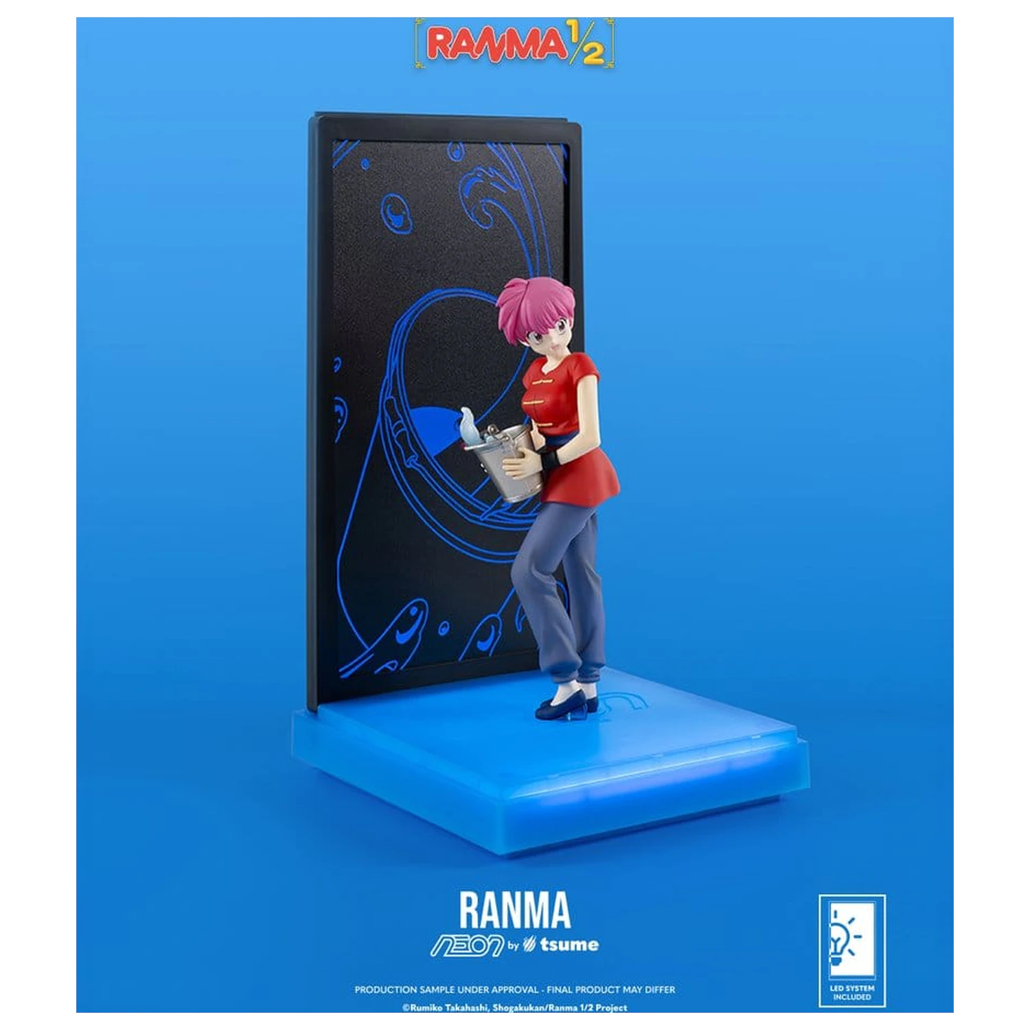 Ranma Neon Figur 1/9 Ranma Saotome Girl 20 cm Produktfoto
