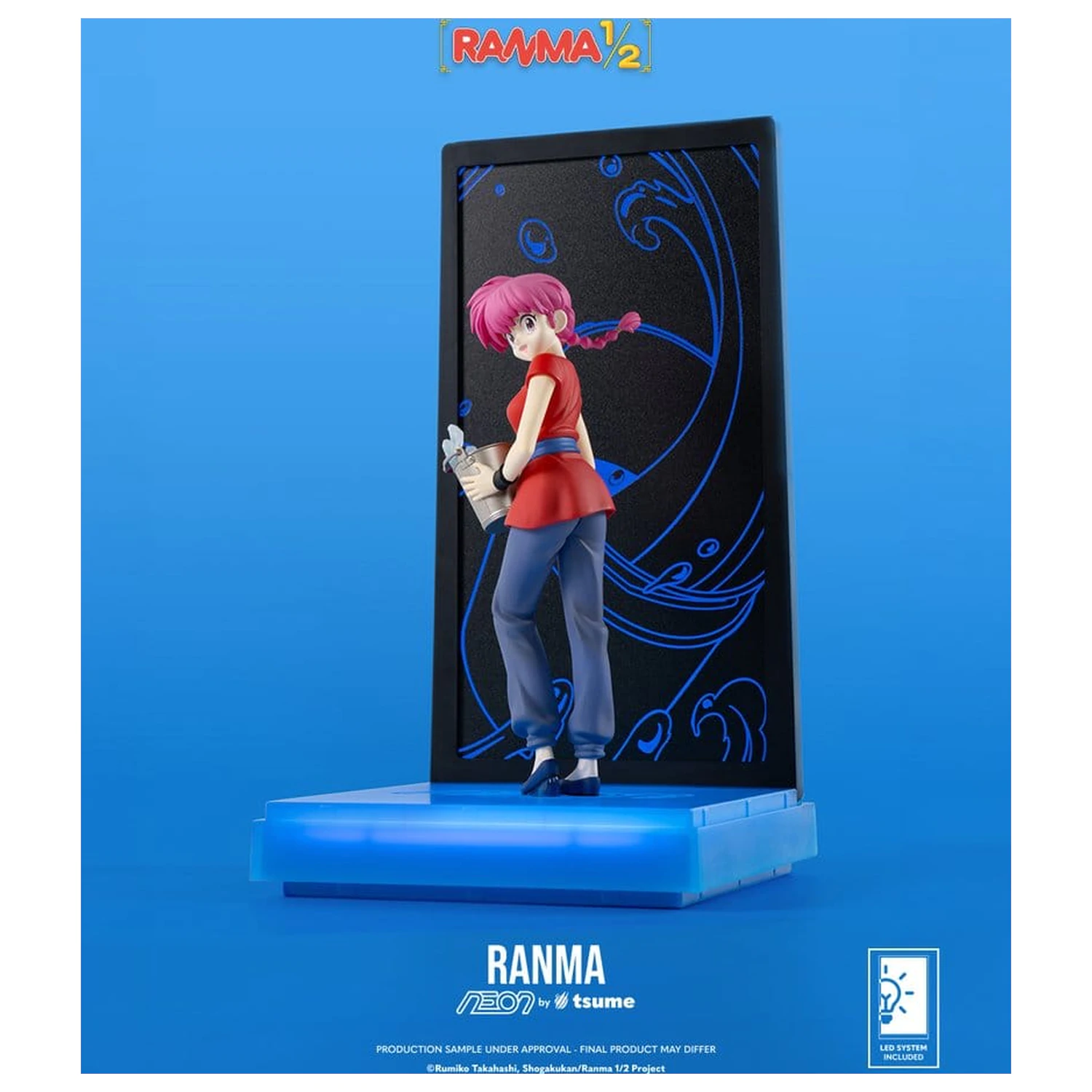 Ranma Neon Figur 1/9 Ranma Saotome Girl 20 cm Produktfoto