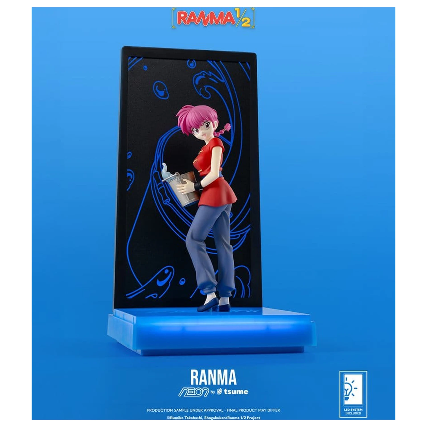 Ranma Neon Figur 1/9 Ranma Saotome Girl 20 cm Produktfoto