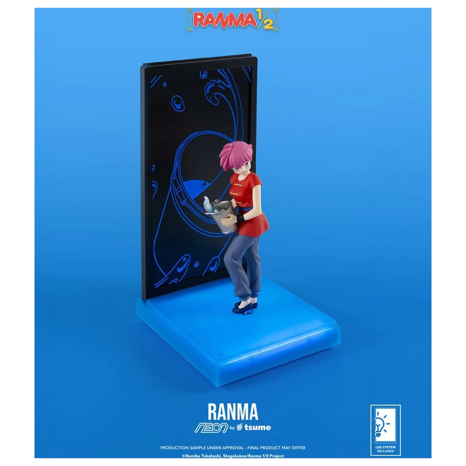 Ranma Neon Figur 1/9 Ranma Saotome Girl 20 cm Produktfoto