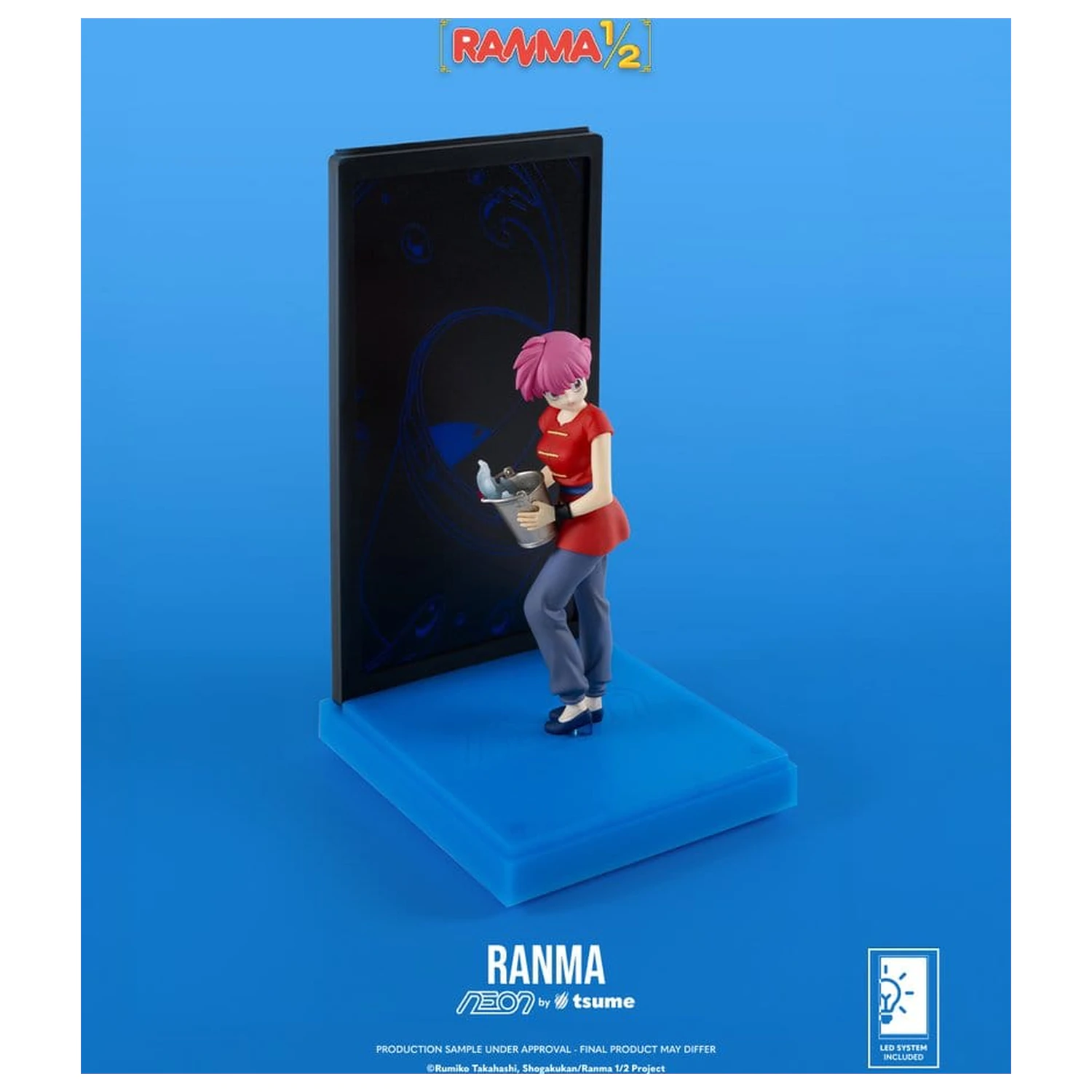 Ranma Neon Figur 1/9 Ranma Saotome Girl 20 cm Produktfoto