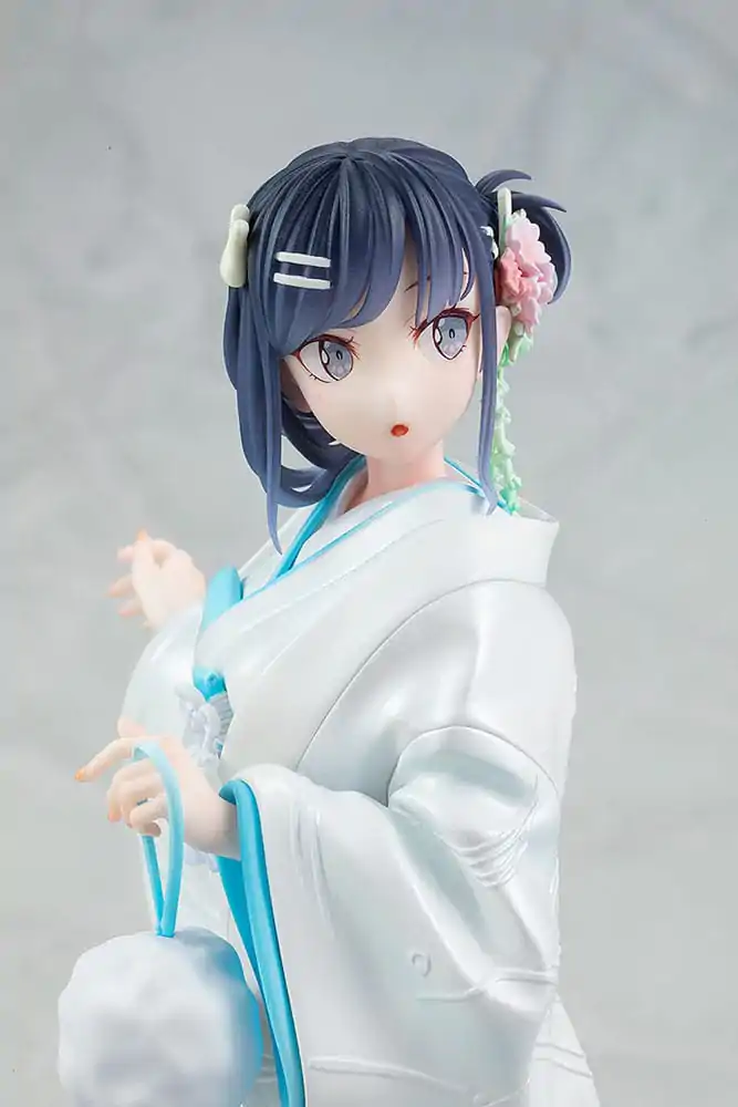 Rascal Does Not Dream of a Bunny Girl Senpai Statue 1/7 Mai Sakurajima White Kimono Ver. 23 cm Produktfoto