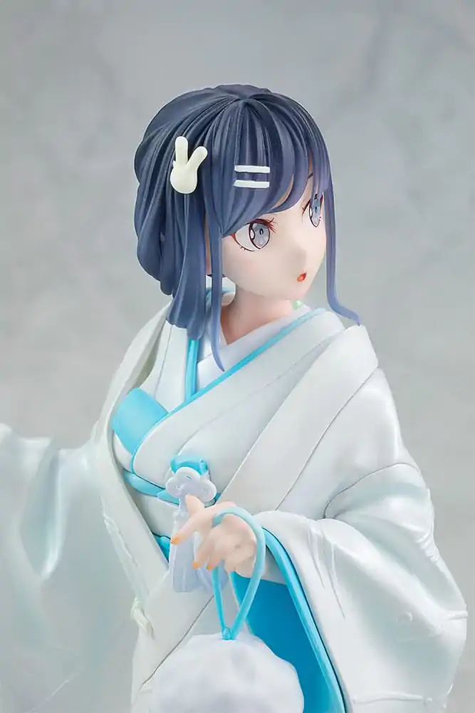 Rascal Does Not Dream of a Bunny Girl Senpai Statue 1/7 Mai Sakurajima White Kimono Ver. 23 cm Produktfoto