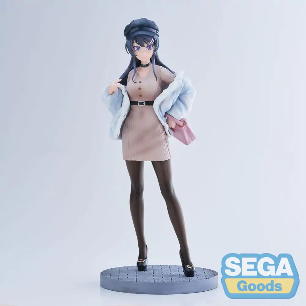 Rascal Does Not Dream of a Bunny Girl Senpai Luminasta PVC Statue Mai Sakurajima Casual Clothes Ver. 21 cm Produktfoto