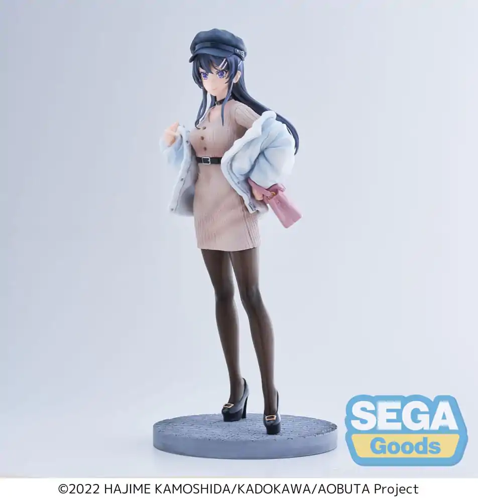 Rascal Does Not Dream of a Bunny Girl Senpai Luminasta PVC Statue Mai Sakurajima Casual Clothes Ver. 21 cm Produktfoto
