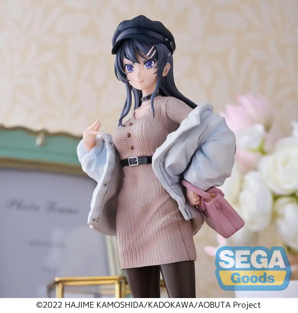 Rascal Does Not Dream of a Bunny Girl Senpai Luminasta PVC Statue Mai Sakurajima Casual Clothes Ver. 21 cm Produktfoto
