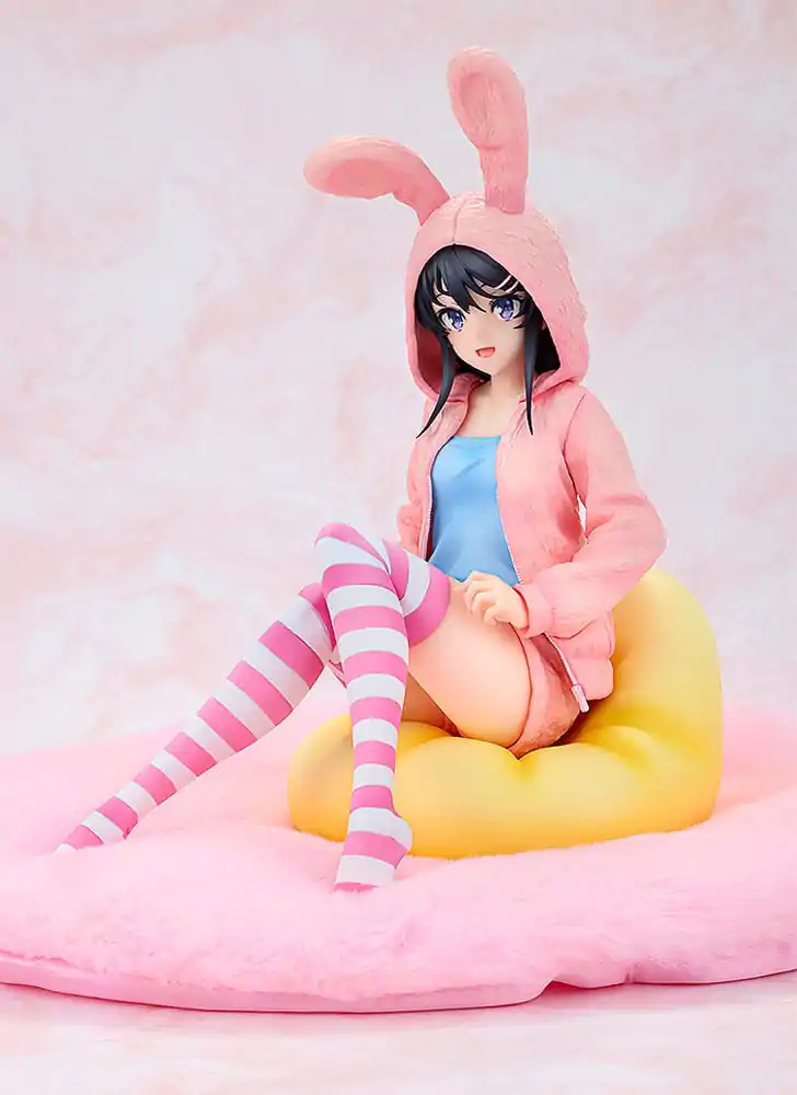 Rascal Does Not Dream of a Knapsack Kid PVC Statue 1/7 Mai Sakurajima Hoodie Look Rabbit Ears Ver. Popular Edition 18 cm Produktfoto
