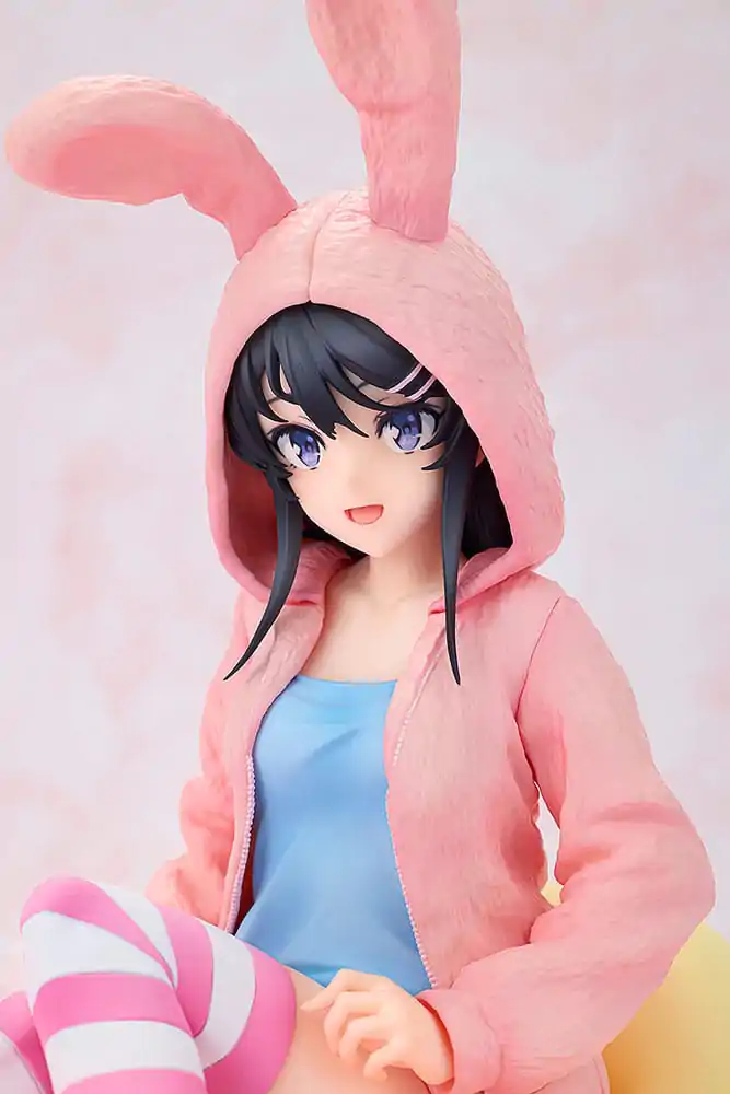 Rascal Does Not Dream of a Knapsack Kid PVC Statue 1/7 Mai Sakurajima Hoodie Look Rabbit Ears Ver. Popular Edition 18 cm Produktfoto