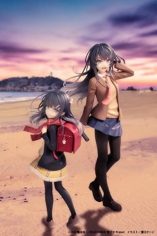 Rascal Does Not Dream of a Knapsack Kid PVC Statue Mai Sakurajima High School Graduation Ver. & Knapsack Kid 19 cm termékfotó