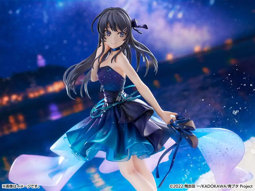 Rascal Does Not Dream of Bunny Girl Senpai PVC Statue 1/7 Mai Sakurajima Starry night sky Ver. 25 cm Produktfoto