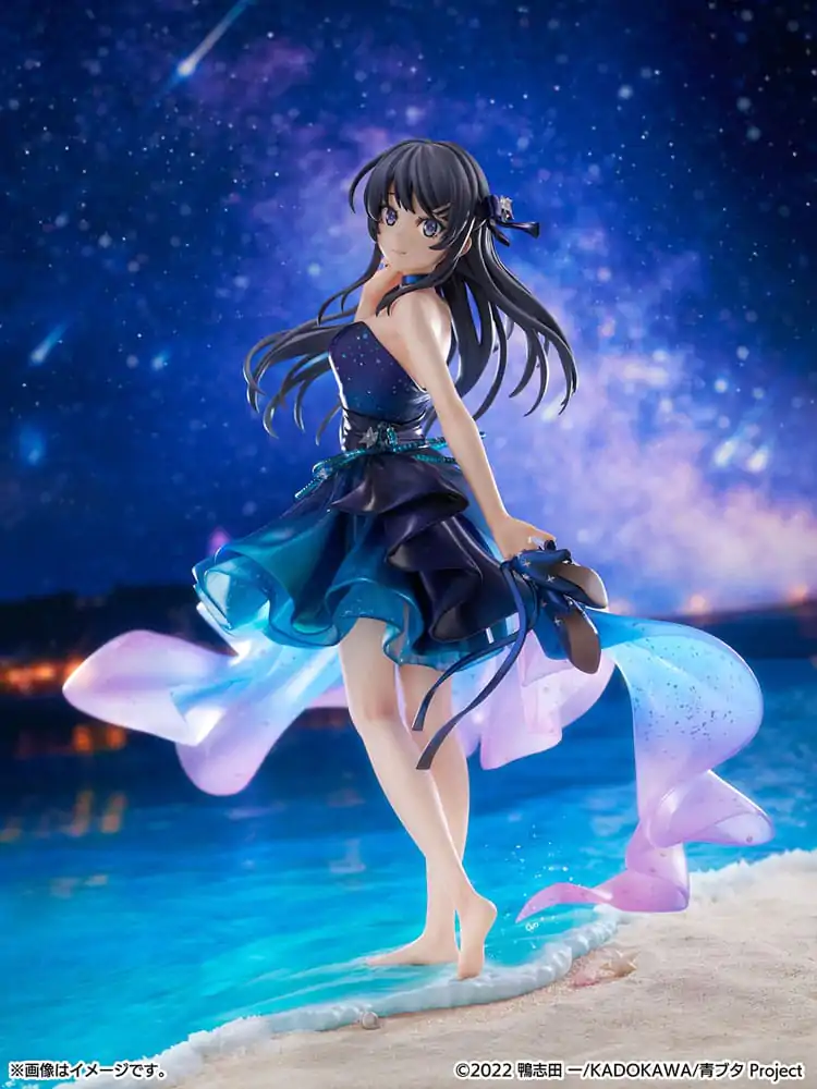 Rascal Does Not Dream of Bunny Girl Senpai PVC Statue 1/7 Mai Sakurajima Starry night sky Ver. 25 cm Produktfoto