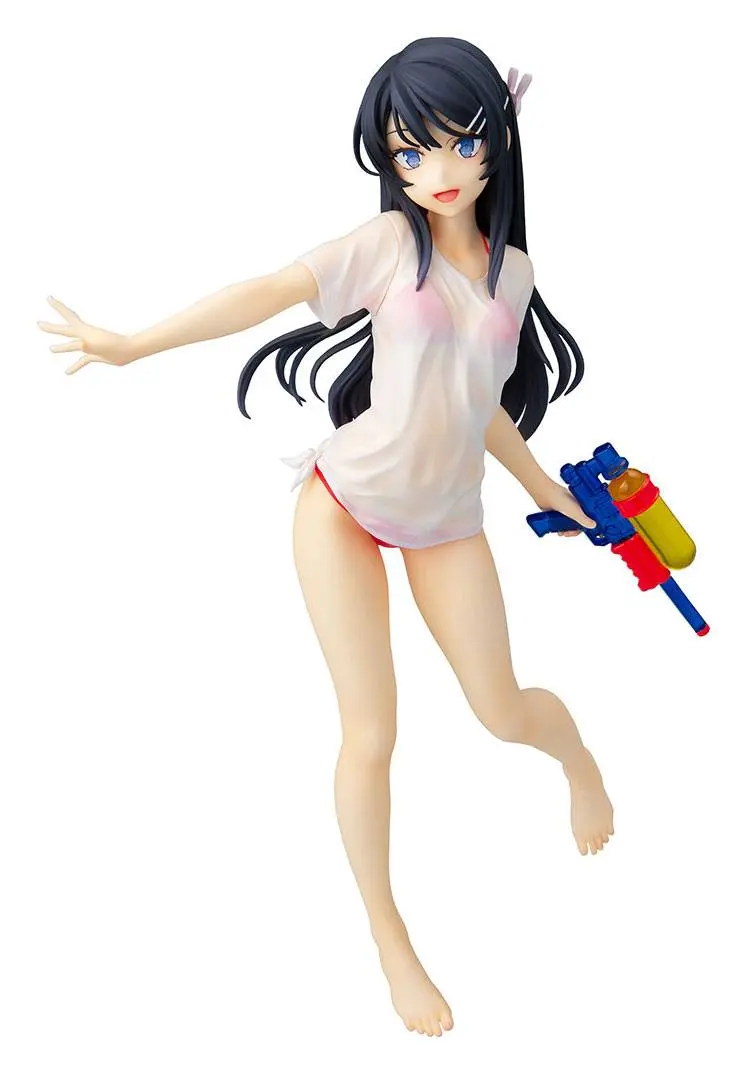 Rascal Does Not Dream of Bunny Girl Senpai Statue 1/7 Mai Sakurajima Water Gun Date Ver. 23 cm Produktfoto