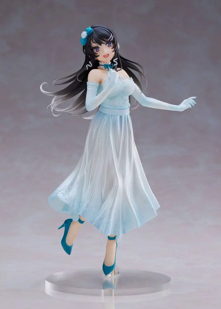 Rascal Does Not Dream of Bunny Girl Senpai Coreful PVC Statue Mai Sakurajima Party Dress Ver. 20 cm Produktfoto