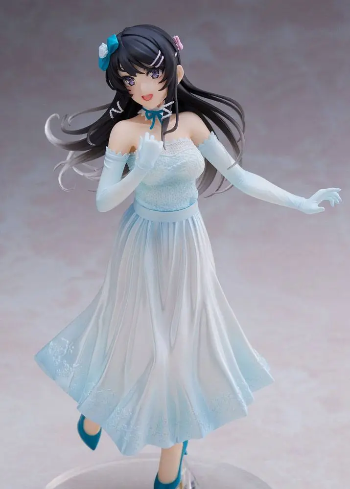 Rascal Does Not Dream of Bunny Girl Senpai Coreful PVC Statue Mai Sakurajima Party Dress Ver. 20 cm Produktfoto
