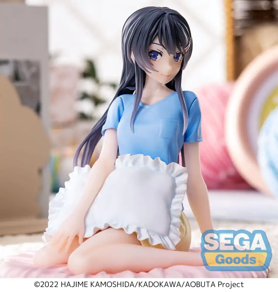 Rascal Does Not Dream of Bunny Girl Senpai Luminasta PVC Statue Mai Sakurajima Pajamas 14 cm Produktfoto