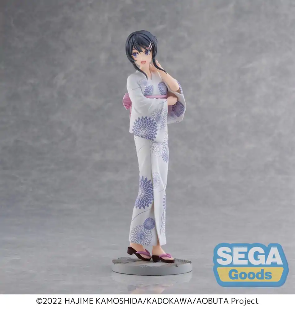 Rascal Does Not Dream of Bunny Girl Senpai Luminasta PVC-Statue Mai Sakurajima Yukata 22 cm Produktfoto