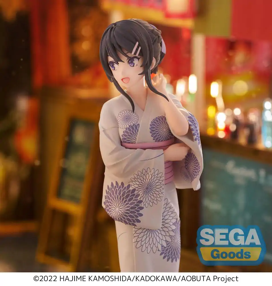 Rascal Does Not Dream of Bunny Girl Senpai Luminasta PVC-Statue Mai Sakurajima Yukata 22 cm Produktfoto