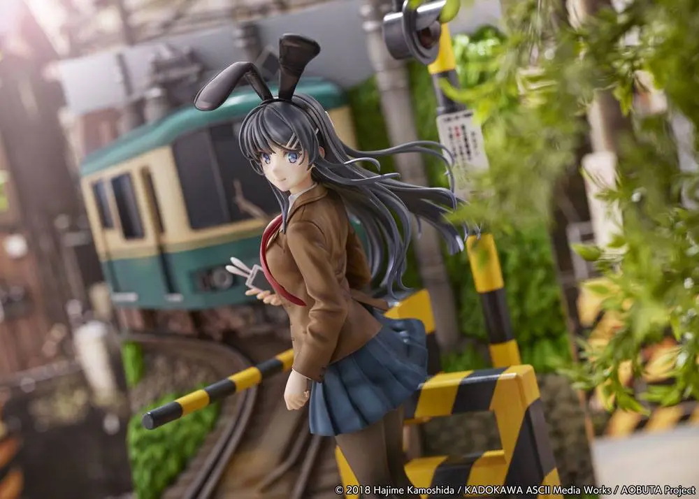 Rascal Does Not Dream of Bunny Girl Senpai PVC Statue Mai Sakurajima Enoden Ver. 29 cm Produktfoto