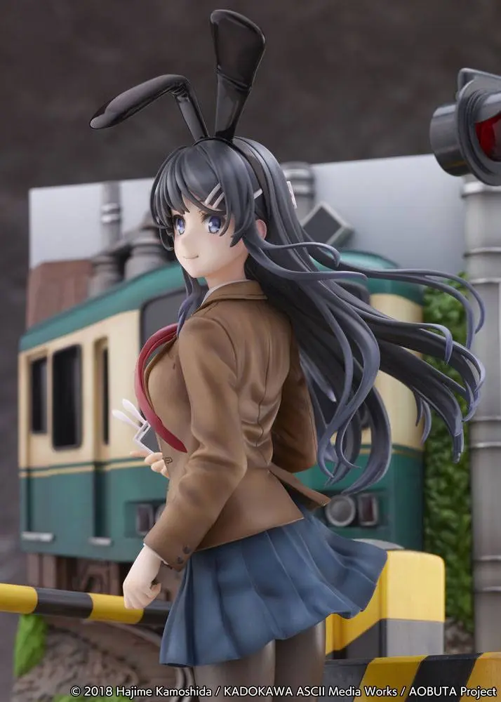 Rascal Does Not Dream of Bunny Girl Senpai PVC Statue Mai Sakurajima Enoden Ver. 29 cm Produktfoto