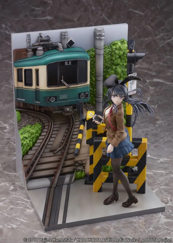 Rascal Does Not Dream of Bunny Girl Senpai PVC Statue Mai Sakurajima Enoden Ver. 29 cm Produktfoto