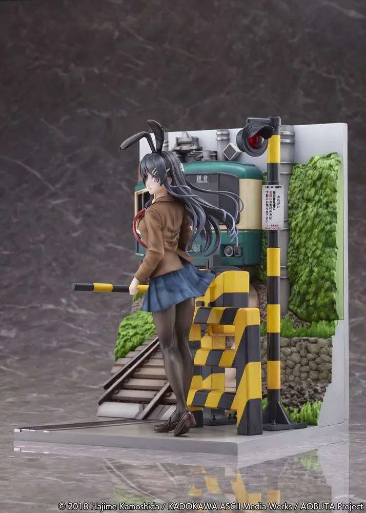 Rascal Does Not Dream of Bunny Girl Senpai PVC Statue Mai Sakurajima Enoden Ver. 29 cm Produktfoto