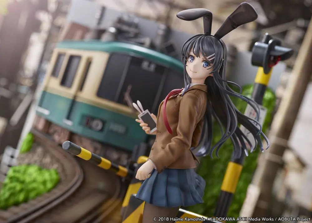 Rascal Does Not Dream of Bunny Girl Senpai PVC Statue Mai Sakurajima Enoden Ver. 29 cm Produktfoto