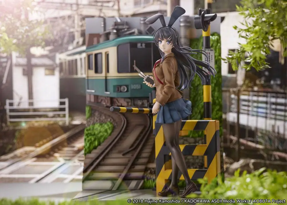 Rascal Does Not Dream of Bunny Girl Senpai PVC Statue Mai Sakurajima Enoden Ver. 29 cm Produktfoto