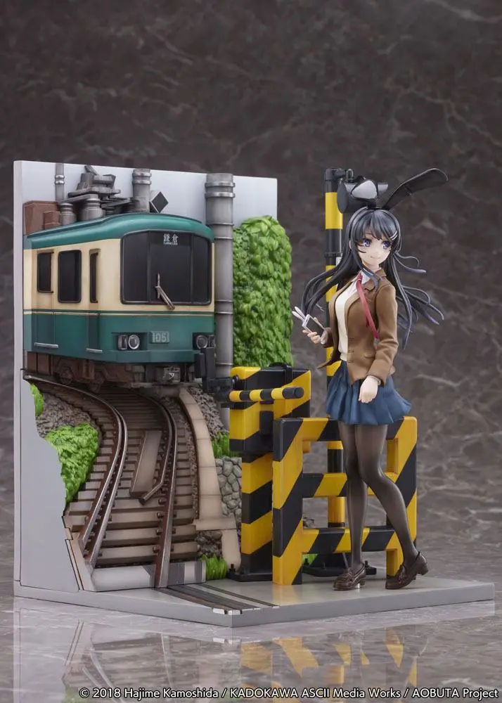 Rascal Does Not Dream of Bunny Girl Senpai PVC Statue Mai Sakurajima Enoden Ver. 29 cm Produktfoto