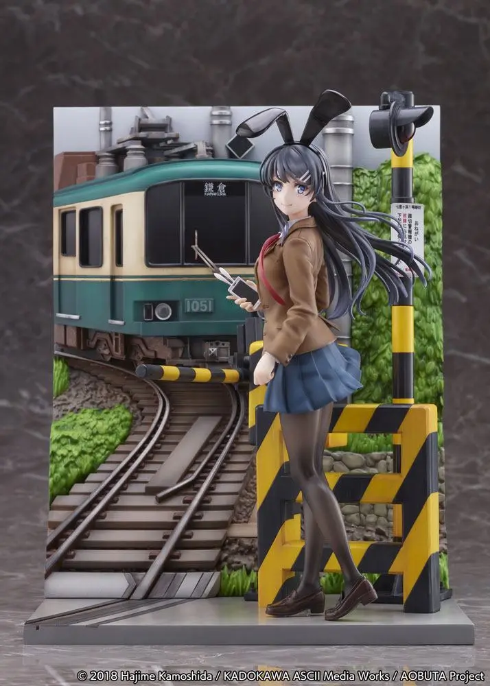 Rascal Does Not Dream of Bunny Girl Senpai PVC Statue Mai Sakurajima Enoden Ver. 29 cm Produktfoto