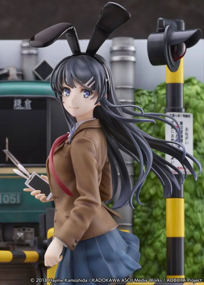 Rascal Does Not Dream of Bunny Girl Senpai PVC Statue Mai Sakurajima Enoden Ver. 29 cm Produktfoto