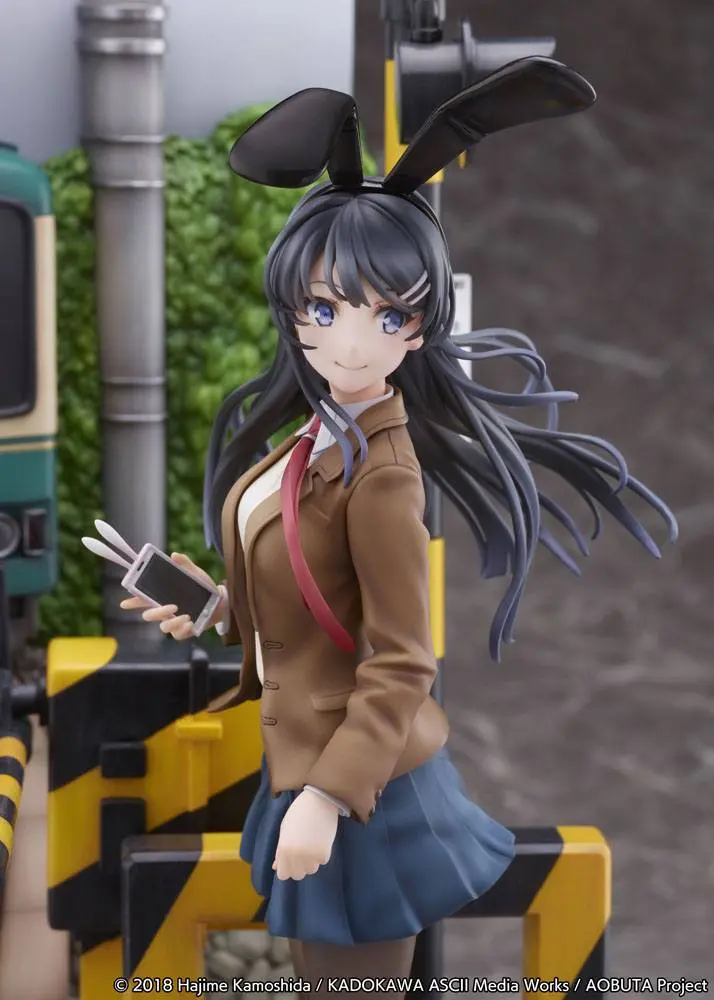 Rascal Does Not Dream of Bunny Girl Senpai PVC Statue Mai Sakurajima Enoden Ver. 29 cm Produktfoto