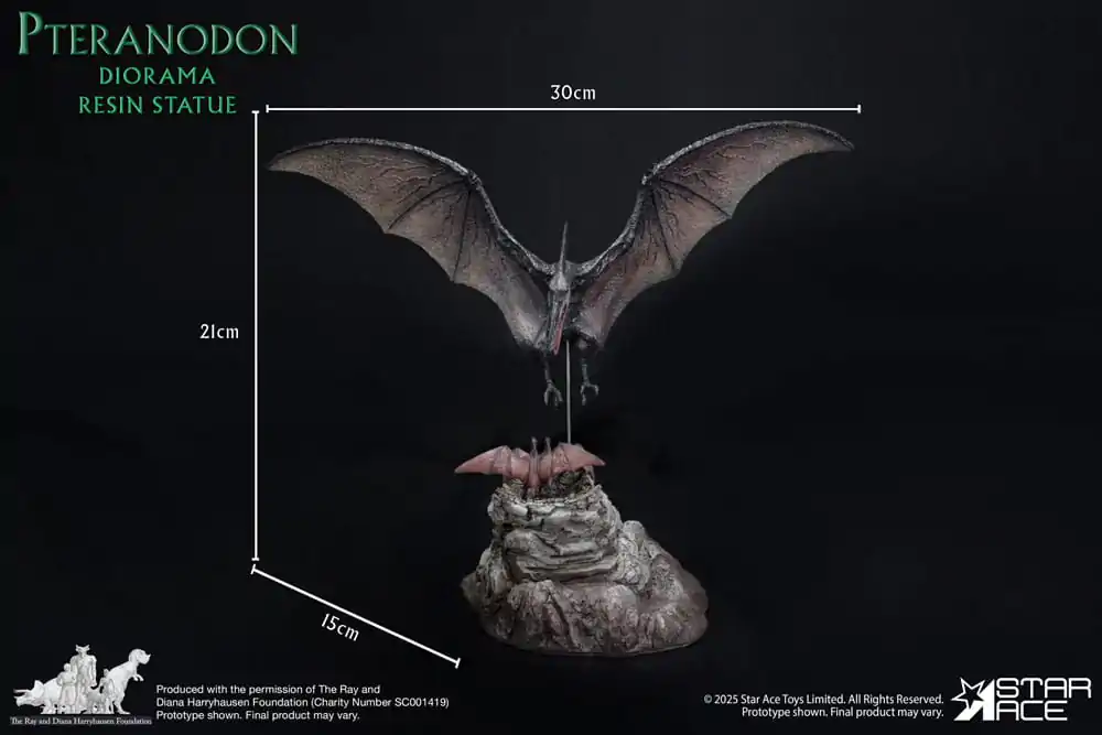 Ray Harryhausen Diorama 1/8 Pteranodon 22 Zentimeter Produktfoto